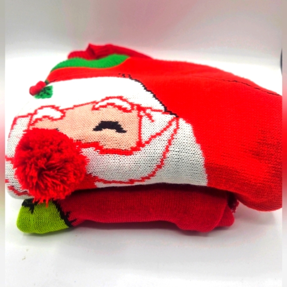 CHRISTMAS UGLY SWEATER Lot Cropped Sweater & Tunic Junior Sz  Sm 4-6